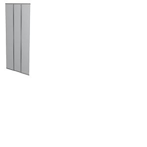 Windhager Moustiquaire PLUS Rideau de porte Easy Moustiquaire à lamelles pouvant être raccourcie individuellement, 95 x 220 cm, anthracite