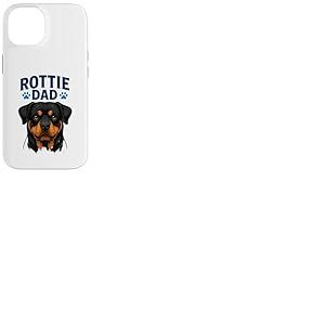 Funny Dog Owner Dad Rottweiler Rottie Dad Coque pour iPhone 14