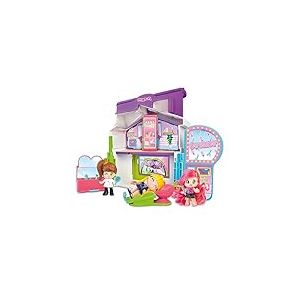 Pinypon - Professions 3 en 1 | Jouet Transformable, 3 sc&eacute;narios en 1, &eacute;cole, Coiffeur ou Cuisine, Comprend 3 Figurines, Contient des Accessoires de Jeu, gar&ccedil;ons et Filles &agrave; partir de 4 Ans