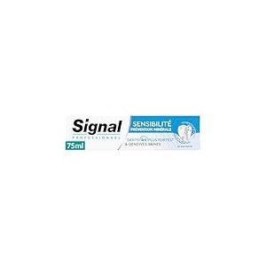 SIGNAL - Professionnel Dentifrice Prévention Minérale - Blancheur - des dents 4x plus fortes - restaure la blancheur naturelle des dents - 75ml