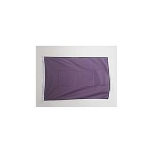AZ FLAG - Drapeau Unicolore Violet Spécial Extérieur - 90x60 cm - Pavillon Nautique De Couleur Violette En Maille Bloquée Avec Anneaux Plastiques Intégrés - 80g