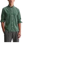 Marc OߴPolo hommes chemise en velours c&ocirc;tel&eacute; avec col boutonn&eacute; c&ocirc;tel&eacute;