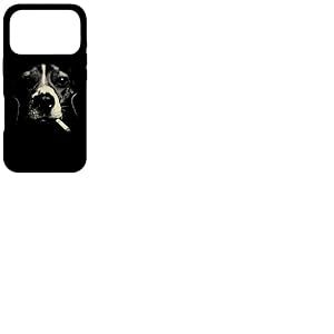 Humour pour Les Amoureux des Chiens de Bouledogue fran&ccedil;ais fumant Cool Coque pour iPhone 17 Pro