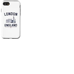 Drapeau Anglais Big Ben Westminster Abbey de Londres Angleterre Coque pour iPhone SE (2020) / 7/8