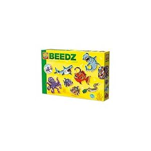 SES Creative 06209 Beedz Animaux Marins Sympas - Loisirs Créatifs - Perles à Repasser - Inclut Perles et Plaque de Pose