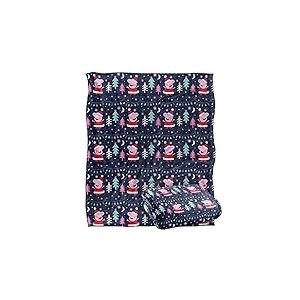 LOGOVISION Peppa Pig Couverture Super Douce Motif Père Noël Peppa 152 x 127 cm