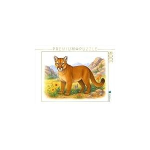 CALVENDO Puzzle Puma | 1000 pi&egrave;ces de Taille 64 x 48 cm Puzzle Photo pour des Heures heureuses