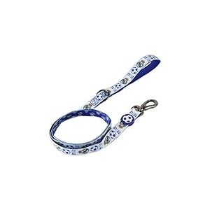 Laisse pour Chien Real Madrid Taille M Design Officiel avec &eacute;cusson brod&eacute; et Finitions Haut de Gamme - Laisse Robuste pour Chien Real Madrid