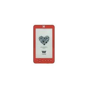 Woxter E-Book Scriba 195 S - Lecteur en Composition Rouge de Livres électroniques de 4.7 Pouces (960x540, écran Blanc perlé E-Ink, EPUB, PDF) 4 Go, Conserver Plus de 2000 Livres, Couleur Rouge