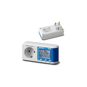 PeakTech Compteur de consommation d'&eacute;lectricit&eacute;, compteur de co&ucirc;ts &eacute;nerg&eacute;tiques et compteur &eacute;lectrique pour prise de courant &agrave; partir de 0,5W