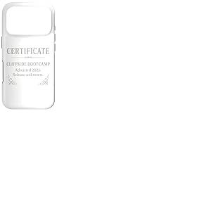 Certificat Cliffside Bootcamp &mdash; &Eacute;dition Party & Vegas 2025 Coque pour iPhone 17 Pro