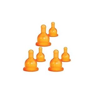 dBb Remond Varit&eacute;tine 2&egrave;me &Acirc;ge 4 Mois+ Anti A&eacute;rophagique en Caoutchouc Naturel, R&eacute;gulateurs d&rsquo;Air limitent les Coliques, 3 D&eacute;bits, T&eacute;tine pour Liquides &Eacute;pais, Fabriqu&eacute;e en France, 2 T&eacute;tines (Lot de 3)