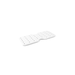 Holst Porcelaine GN 1–3 CE FA1 Table Protection et Soucoupe rectangulaire Blanc 24,4 x 9.7 x 1.1 cm
