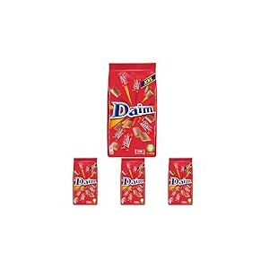 DAIM - 1 Sachet de 460g de Bonbons - Bonbons au Chocolat au Lait et &Eacute;clats de Caramel - Emballages individuels - Lot de 4x460g