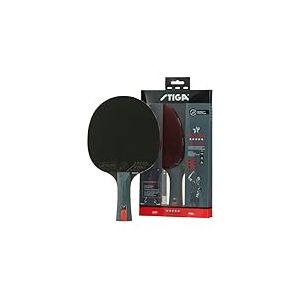 STIGA Prestige 5 étoiles Raquette de Ping-Pong, Noir/Rouge