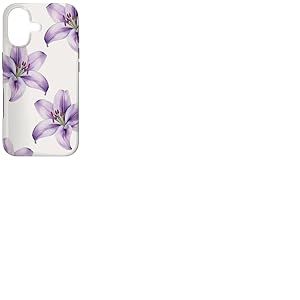 Fleurs Violettes en Fleurs tigrées Fleurs esthétiques Y2K Coque pour iPhone 17