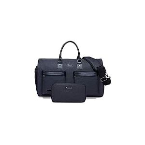 Modoker Sac &agrave; v&ecirc;tements Convertible avec Trousse de Toilette, Sac de Voyage pour Hommes et Femmes, Sac de Costume Multifonction 2 en 1 Valise &agrave; Suspendre, Noir