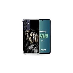 Cokitec Coque Renforc&eacute;e pour Samsung Galaxy A15 4G / 5G Tete de Mort Your Next