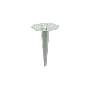 Eglo Piquet de terre Cuba, piquet de sol pour lampe de jardin, accessoires d'extérieur, ancrage au sol en métal galvanisé