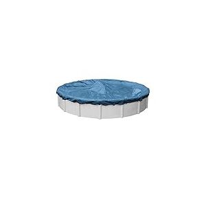 Robelle B&acirc;che d'hiver Robuste Bleue de 8,5 m pour Piscine Hors Sol, chevauchement de 1,2 m (Taille de la Couverture de 9,8 m), Solide 20,3 x 20,3 cm, 66,9 g/yd2, Style : 3528-4