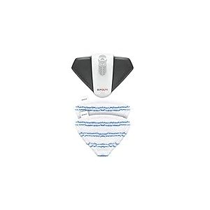 Polti Vaporetto PAEU0400 Brosse triangulaire avec 2 chiffons en microfibre, idéale pour nettoyer les surfaces planes