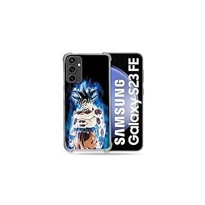 Cokitec Coque Renforcée pour Samsung Galaxy S23 FE Manga Dragon Ball Sangoku Noir