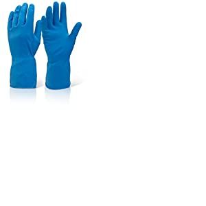 Gants de Protection Caoutchouc Household - Poids Moyen - Bleu - XL