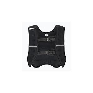 TREXO Gilet Lest&eacute; Entrainement avec Poids 8 kg Remplissage Billes d'Acier et Sable Veste Lest&eacute;e R&eacute;fl&eacute;chissantes Charge Gilet Running pour Poids Musculation Crossfit Fitness Calisthenics