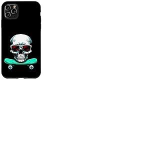 Tête de Mort Skater/Skateboard Tête de Mort Coque pour iPhone 11 Pro Max