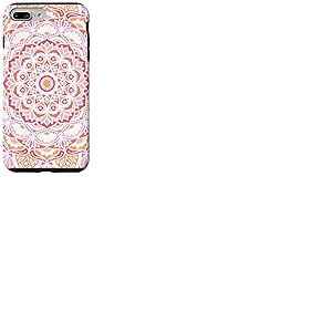 Boho Mandala Fleur Roses P&ecirc;che G&eacute;om&eacute;trique Zen Art Coque pour iPhone 7 Plus/8 Plus