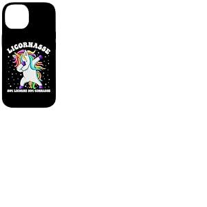 Licornasse 50% Licorne 50% Connasse Humour Cadeau Femme Coque pour iPhone 14