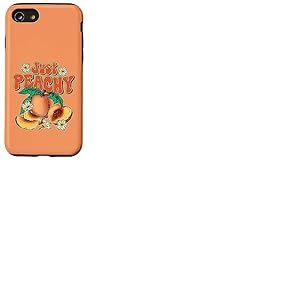 Just Peachy Cute Summer Fruit Rétro Esthétique Peach Beach Coque pour iPhone SE (2020) / 7 / 8