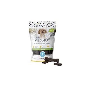 ProDen PlaqueOff 20 Mini os dentaires au goût de légumes pour petits chiens – Réduit le tartre, la plaque dentaire, la mauvaise haleine et améliore la santé bucco-dentaire