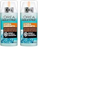 L'Oréal Men Expert Hydra Energetic Gel Hydratant Maxi Désaltérant 100ml (Lot de 2)