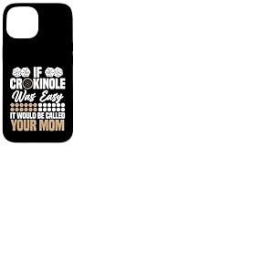 Amateur de crokinole, joueuse passionnée, Maman, crokinole Coque pour iPhone 15