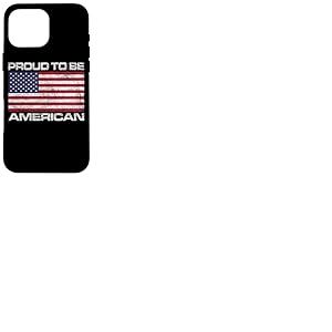 Drapeau am&eacute;ricain am&eacute;ricain avec Drapeau am&eacute;ricain Coque pour iPhone 16 Pro Max