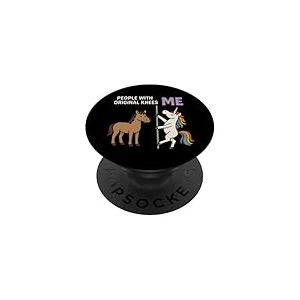 des Gens aux Genoux Originaux et Moi, Un Cheval Licorne PopSockets PopGrip Adhésif