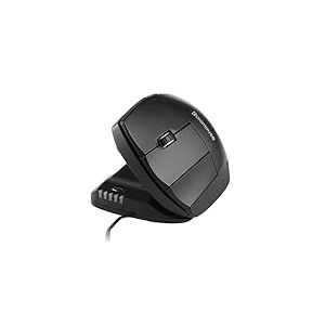 Contour Unimouse de for Left Hand - Angle réglable de 35° à 70°, Filaire, 6 Boutons programmables, Confort et soulagement de la Douleur Tout au Long de la journée
