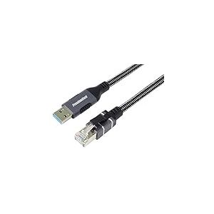 PremiumCord C&acirc;ble Ethernet USB Vers RJ45 10/100/1000 Mbit/s, CAT6 FTP, USB 3.2 Gen 1 Type A M&acirc;le Vers RJ45 M&acirc;le, C&acirc;ble Tress&eacute; Robuste, Couleur Space Grey, Longueur 3 m
