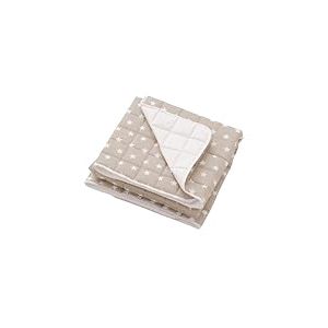Italbaby Couvre-lit pour Enfant, Taille 110 x 150 cm, en Coton Starlette Taupe Made in Italy
