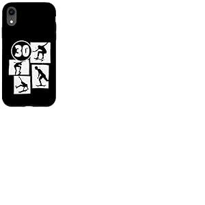 Skateboard 30&egrave;me Anniversaire Skateboard Skater 30 Ans Coque pour iPhone XR