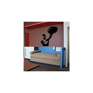 Tatoutex Stickers Mohamed Ali - Bleu Clair, L 20cm x H 22cm