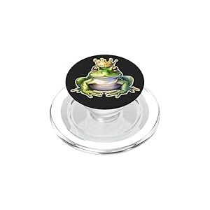 Grenouille avec Couronne x Grenouille Prince PopSockets PopGrip pour MagSafe