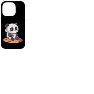 Panda Astronaute avec caf&eacute; Astronaute de l'espace Panda Coque pour iPhone 14 Pro