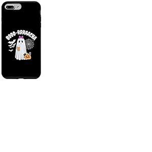 Chat amusant Booo-rrraacha Borracha Party Halloween Coque pour iPhone 7 Plus/8 Plus