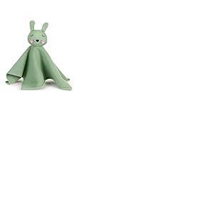 Sterntaler Stay true to nature Doudou Plat Tricoté Lapin Kinni, Pour Bébés Dès 1 Mois, Taille M, 30 x 13 cm, Vert Clair