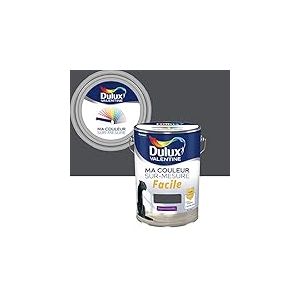 Ma Couleur Sur-mesure par Dulux Valentine – Peinture Intérieure Murs, Plafonds, Boiseries - Facile à appliquer - Velours Poivre 5 L