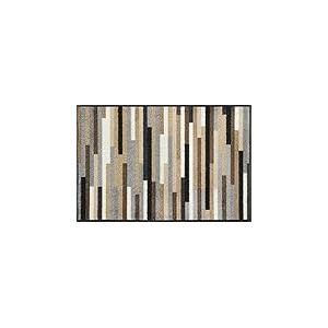 Wash+Dry Tapis de Sol, Mikado Stripes Nature 50x75cm, intérieur et extérieur, Lavable