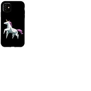 Jolie Licorne en Origami Japon Coque pour iPhone 11