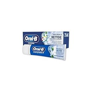 Oral B Dentifrice Complete Protège Et Nettoie 75Ml, Protège Et Nettoie En Profondeur, Protège Contre La Plaque Bactérienne, Procure Une Fraîcheur Instantanée Qui Dure Et Blanchit Les Dents